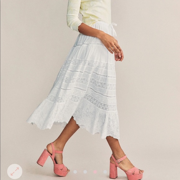 LoveShackFancy Dresses & Skirts - ⭐️NWT LoveShackFancy Donna MIDI Skirt⭐️